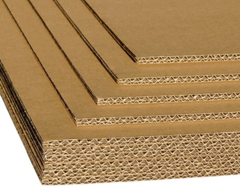 Lot de 10 Feuilles carton extra rigide brun A3